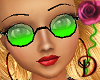 [D] Green Lennon Glasses