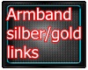 Silber/gold Armband L
