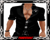 chemise noir bijoux 
