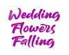 Wedding Flowers Falling