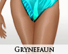 Teal palm swimsuit 1