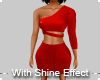 Shiny Red Dress