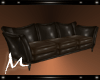 *M* Brown Leather Sofa 2