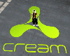 *AE* Green Cream Sign