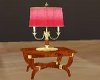 Soft Pink Table & Lamp