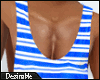 D| Blu/Whi Tank Top