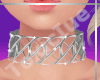 [T] Silver Chain Choker