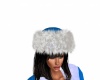 Fur Hat Blue