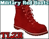Military Red Boots