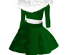 W - Green Dress Fur