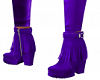 Gig-Purple Fringe Boots