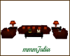 Rust Couch Set