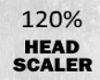 Head scaler 120 %