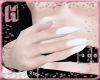 |H| White Dino Hands M