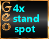 Geo Stand spots x4