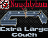 (N) Blue L Couch