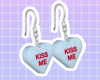 Heart Earrings | Kiss Me
