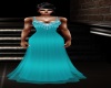 [69]Teal evening gown
