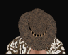 Brown Snakeskin Hat