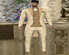champagne wedding suit