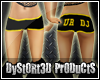 !M! Yellow Dj Shorts