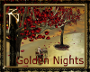 Golden Nights Red Tree
