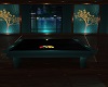 Pacific Teal Pool Table