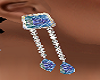 Blue Gems Earrings