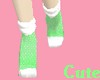 Cute Green Dotted Socks