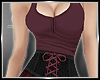 *Lb* Vest Skirt Dark Red
