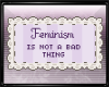 |W| Feminism Stamp;