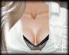 Studded bra+white blouse