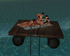 beach raft kiss