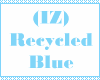 (IZ) Recycled Blue