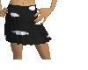 black pokadot skirt