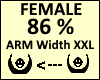 Arm Scaler XXL 86% Femal