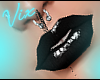 Goth Lip Gloss+Teeth