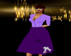 Retro Poodle Skirt Purpl