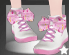pink white donut shoes