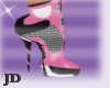 JD~ Pink Jordan Heels
