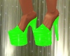 !C-PVC Heels  Neon