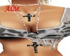 [AlM] cross necklace