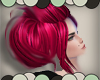 Pink Blk Streak Updo