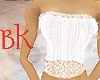 White Gauze Tube Top