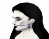 Vampire Cross Nose Chain