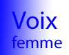 voix femme