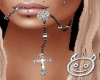 Cross Mouth Necklace
