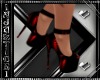 [I] Red Pvc Heels