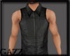 rocker leather vest