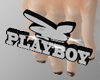 Playboy Ring Hand Silver